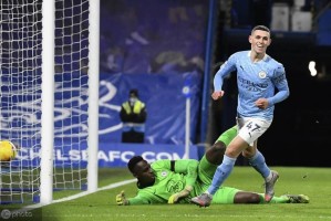 曼城德布劳内精准直塞,福登破门锁定胜局  曼城德布劳内精准直塞,福登破门锁定胜局